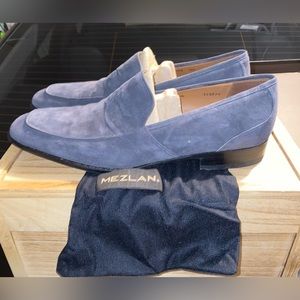 Mezlan Authentic gray suede loafers